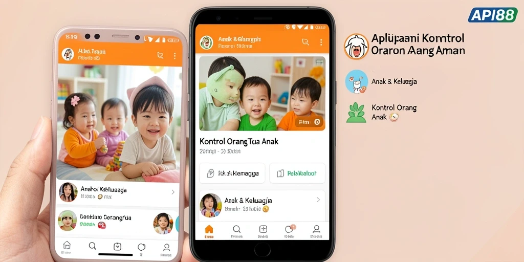 Tampilan antarmuka pengguna API88 untuk kontrol orang tua yang mudah digunakan.