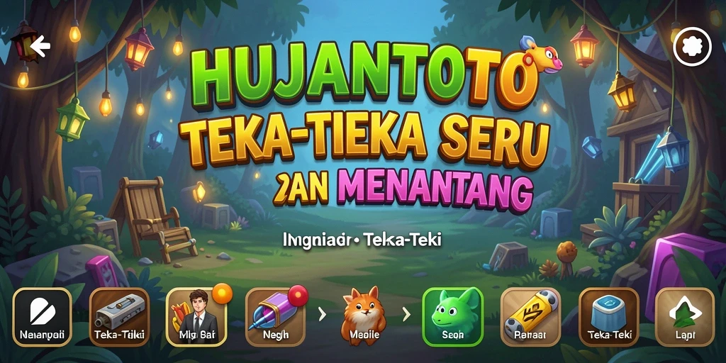 Tampilan antarmuka permainan HUJANTOTO yang menarik dan interaktif.