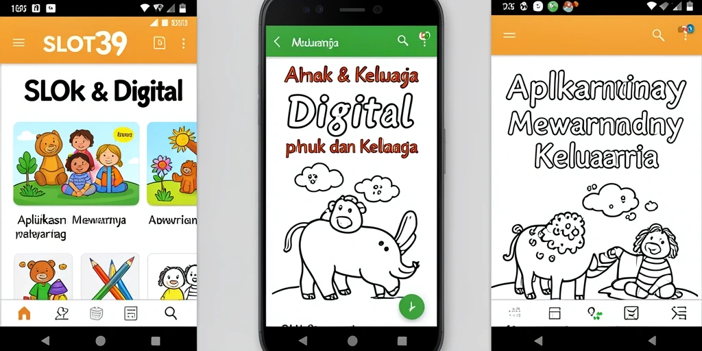 Tampilan antarmuka SLOT39 yang penuh warna dan menarik untuk anak-anak.