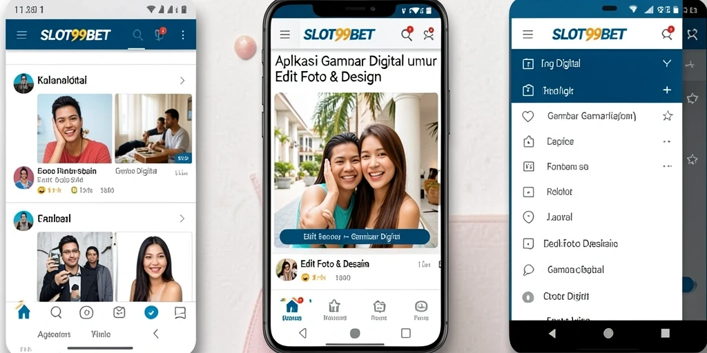 Antarmuka SLOT99BET menampilkan alat editing gambar yang intuitif.