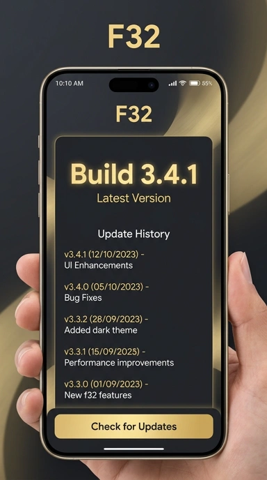 Riwayat Versi f32 untuk Pengguna Android